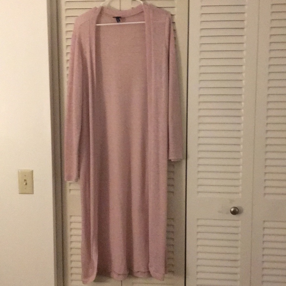 Torrid size 0 blush duster sweater